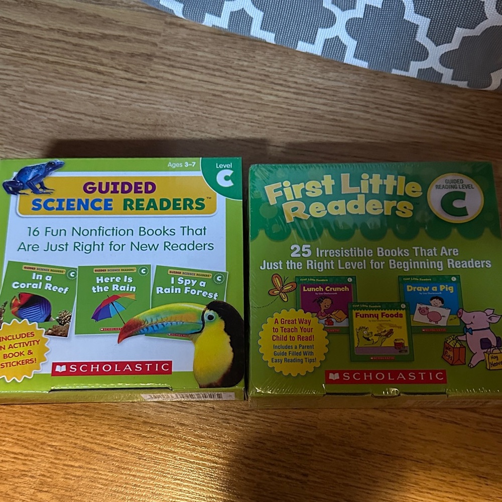 Scholastic Guided Science and First Little Readers Set - Yellow and Green